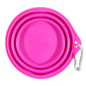 ظرف آب و غذا تاشو همراه قطر 15 سانتی متر