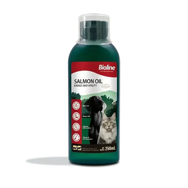 روغن ماهی سالمون نروژی بایولاین Bioline Norwegian Salmon Oil