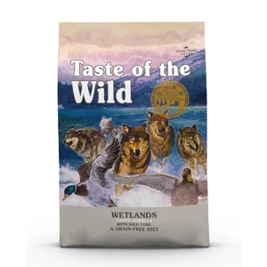 غذای خشک سگ تیست آف د وایلد با طعم گوشت غاز وحشی Taste Of The Wild Wetlands Canine Recipe Dog Food