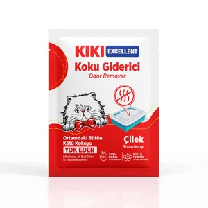 پودر بوگیر خاک گربه رایحه توت فرنگی کی کی KIKI koku giderici