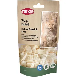 تشویقی گربه فریز دراید با طعم مرغ و پنیر trixie freeze dried