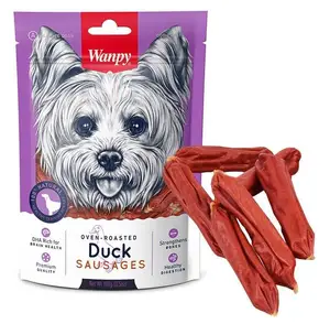 تشویقی ونپی سگ سوسیس اردک duck sausages