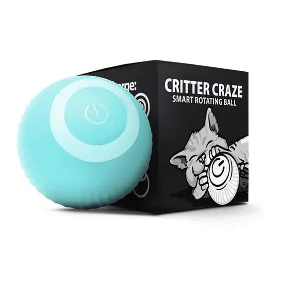 اسباب بازی توپ هوشمند گربه شاون SHAWN Critter Craze Smart Rotating Ball