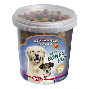 تشویقی سطلی سگ استخوان میکس آموزشی نوبی Nobby Star Snack Mini Bones Mix