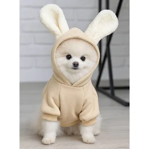 لباس هودی سگ و گربه گوش خرگوشی جدید