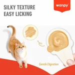بستنی قاشقی گربه ونپی با طعم سالمون Wanpy Lickable Cream