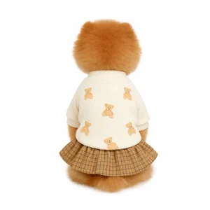 لباس هودی بدون کلاه سگ و گربه خرسی دخترانه