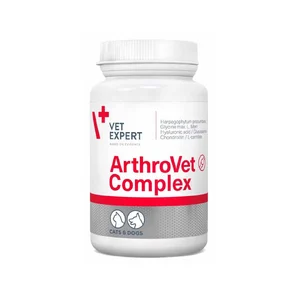 قرص مکمل سلامت مفصل سگ و گربه Arthrovet Complex برند Vet Expert وت اکسپرت مناسب نژاد بزرگ