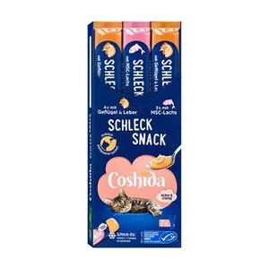 بستنی گربه کوشیدا مدل  Coshida Salmon & Chicken & Liver بسته 7 عددی