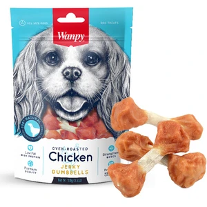 تشویقی سگ ونپی مدل دمبل مرغ Chicken Jerky Dumbbells