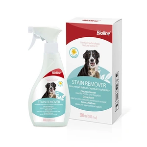 اسپری ضد عفونی کننده و از بین برنده بوی ادرار سگ و گربه بایولاین Bioline Stain Remover