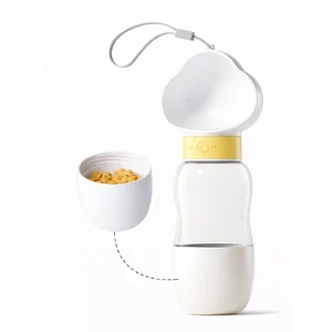 قمقمه مخصوص سگ همراه با محفظه غذا و تشویقی طرح ابر