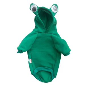 لباس هودی سگ و گربه طرح قورباغه