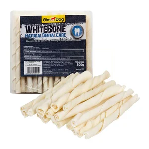 تشویقی سگ مانچی فلورایدی جیم داگ gim dog whitebone