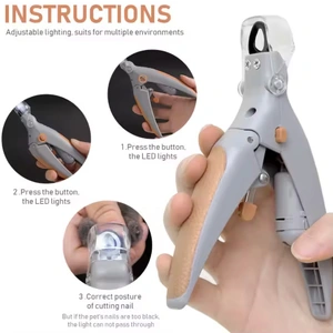 ناخن گیر انبری چراغدار سگ و گربه