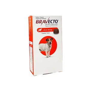 قرص ضد کک و کنه سگ براوکتو ترک bravecto وزن 4.5 تا 10 کیلوگرم