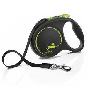 قلاده متری فلکسی مدل black design سایز مدیوم Flexi