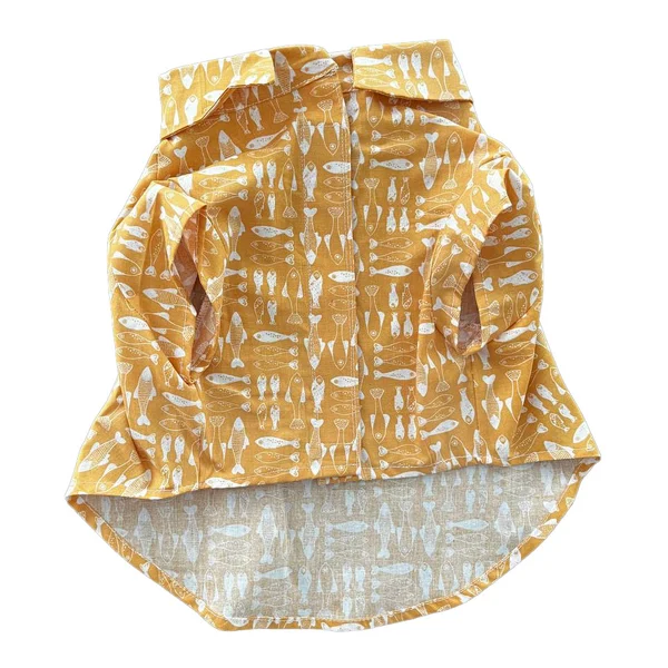 لباس پیراهن یقه دار پت طرح 14
