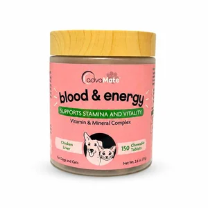 قرص مکمل خون ساز سگ و گربه ادواکر advacare blood & energy