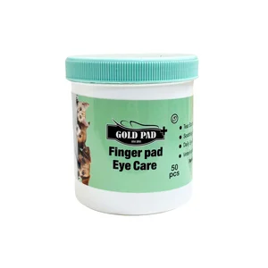 پد انگشتی چشم برای سگ و گربه برند گلد پد 50 عددی