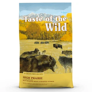غذای خشک سگ تیست آف د وایلد با طعم گوشت گوزن دودی و گاومیش Taste Of The Wild High Prairie Canine Recipe Dog Food